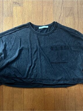 Altar’d State Black Crop Tee